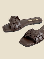 Sandalias de piel diseño entretejido de Sosandar - Imagen 3 de 3