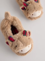 Brown Hamish Shoot Slippers - Image 7 of 9