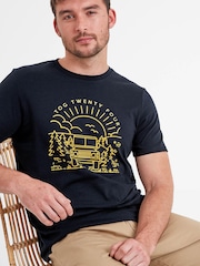 Tog 24 Blue Mens 100% Cotton Fowler T-Shirt - Image 3 of 5