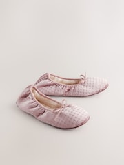 Neutral Sparkle Ballet Slippers - Image 3 of 7