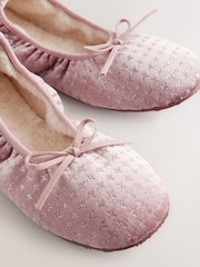 Neutral Sparkle Ballet Slippers - Image 4 of 6