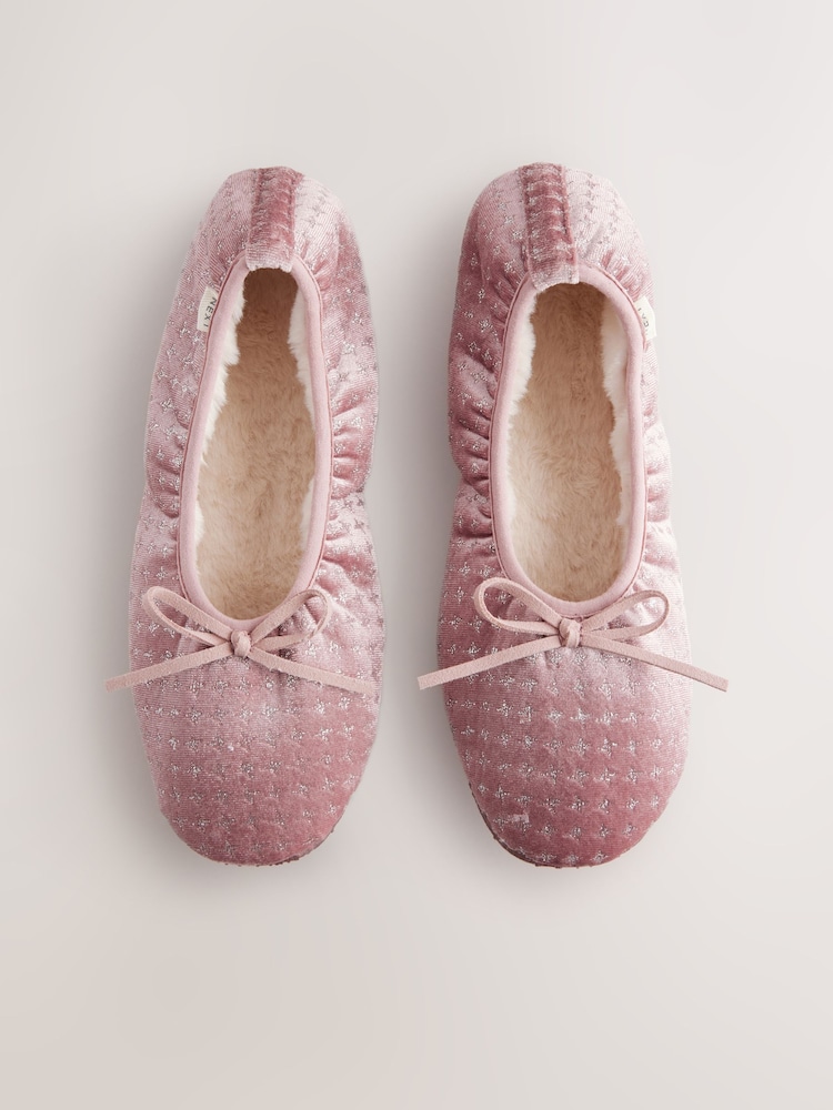 Neutral Sparkle Ballet Slippers - Image 6 of 6