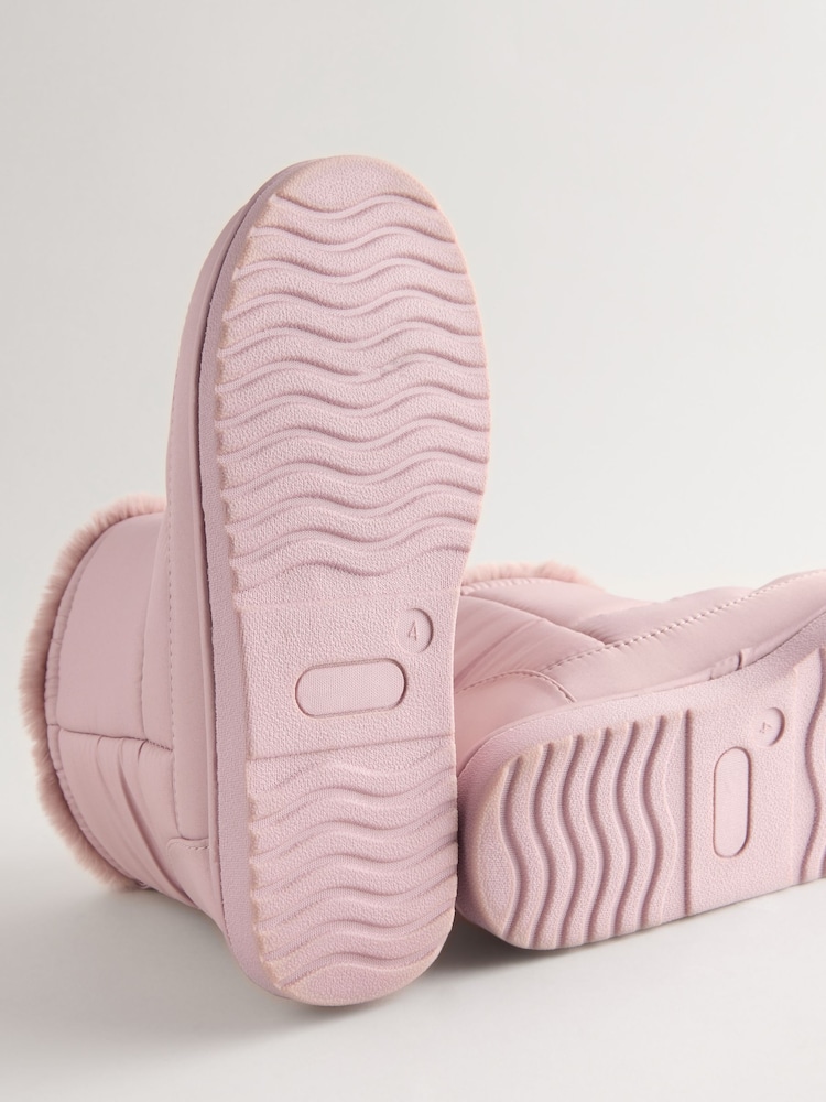 Pink Nylon Boot Slippers - Image 8 of 8