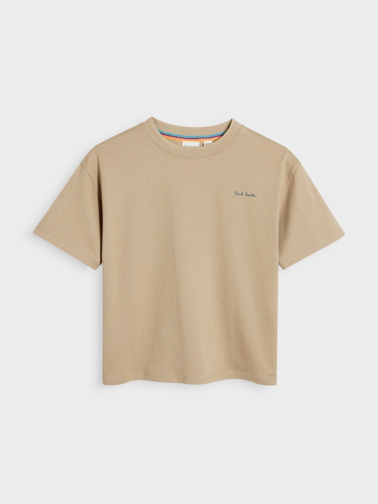 Beige - Paul Smith Junior – Signature-T-Shirts für Jungen im 3er-Pack - Bild 2 von 7