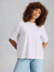 White Stuff White Khloe T-Shirt - Image 1 of 6