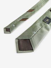 Lichen Green Silk Tie - Image 3 of 3