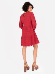 Long Sleeve Broderie Smock Dress - Image 2 of 5