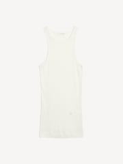 By Malene Birger White Amani Ribbed Tank Top - Image 5 of 5