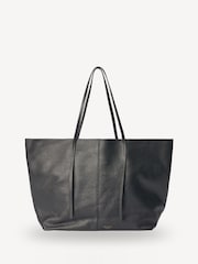 By Malene Birger Black Abilla Leather Tote Bag - Image 1 of 3