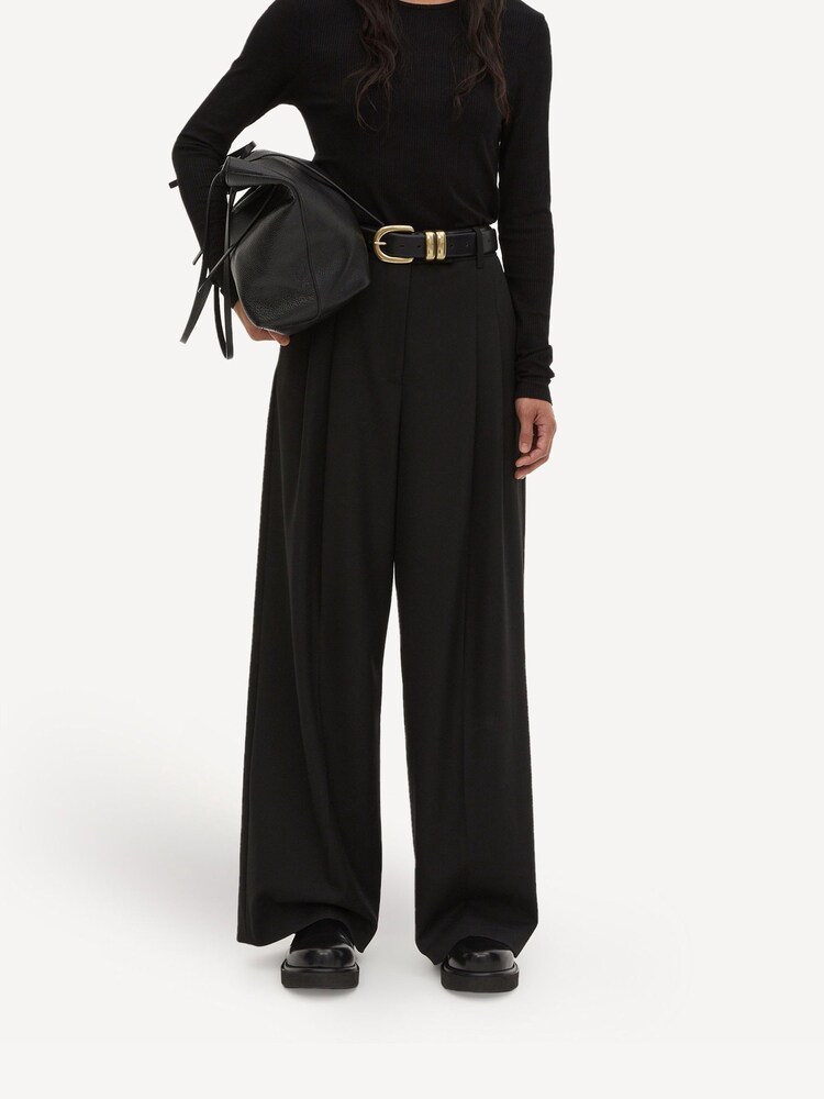By Malene Birger Black Abilla Leather Tote Bag - Image 3 of 3