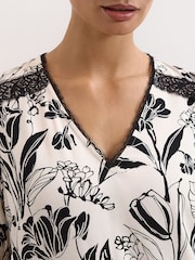 Phase Eight Black Aisra Lace Blouse - Image 5 of 6