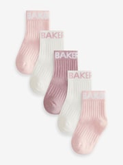 Baker by Ted Baker 5 Pack Branded Socks - Image 1 of 8