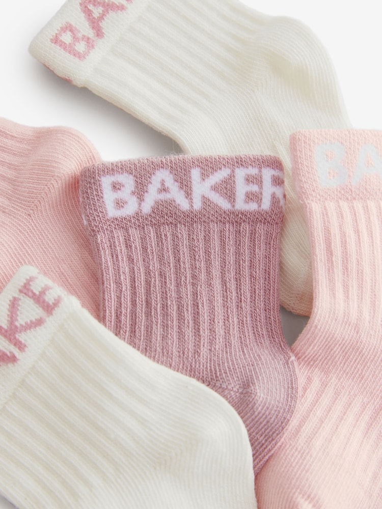Baker by Ted Baker 5 Pack Branded Socks - Image 8 of 8