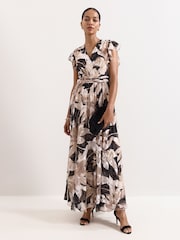 Phase Eight Natural Liana Maxi Dress - Image 1 of 7