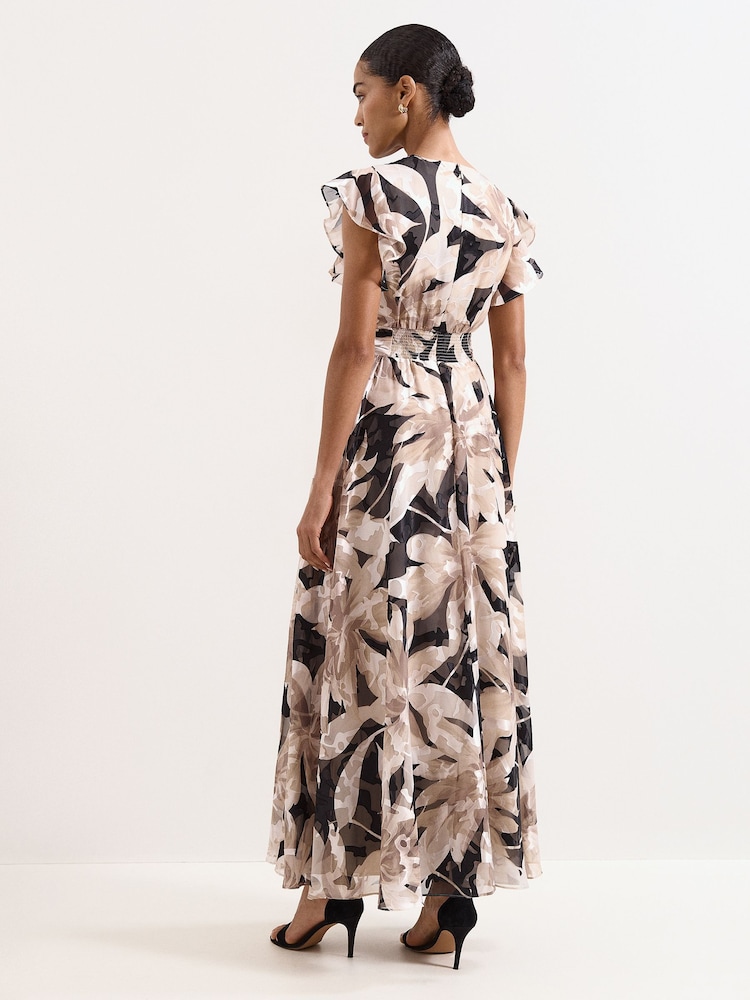 Phase Eight Natural Liana Maxi Dress - Image 2 of 7