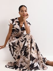 Phase Eight Natural Liana Maxi Dress - Image 6 of 7