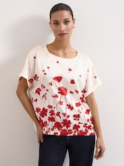Phase Eight Cream Petite Marion  Top - Image 1 of 6