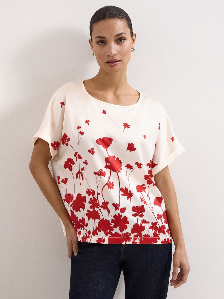 Phase Eight Cream Petite Marion  Top - Image 1 of 6