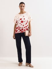 Phase Eight Cream Petite Marion  Top - Image 3 of 6