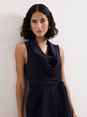 Phase Eight Blue Emry  Jumpsuit - Image 4 of 7