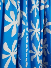 River Island Blue Cut Out Maxi 100% Cotton Dress - Image 4 of 4