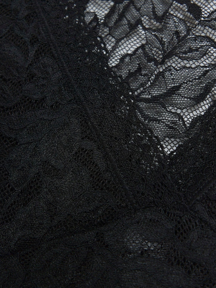 River Island Black Plunge Lace Bodies - Image 7 of 7