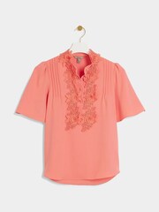 River Island Bluse mit Applikationen vorne - Bild 4 von 5