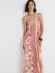 River Island Orange Bead Belted Dress - Image 3 of 3