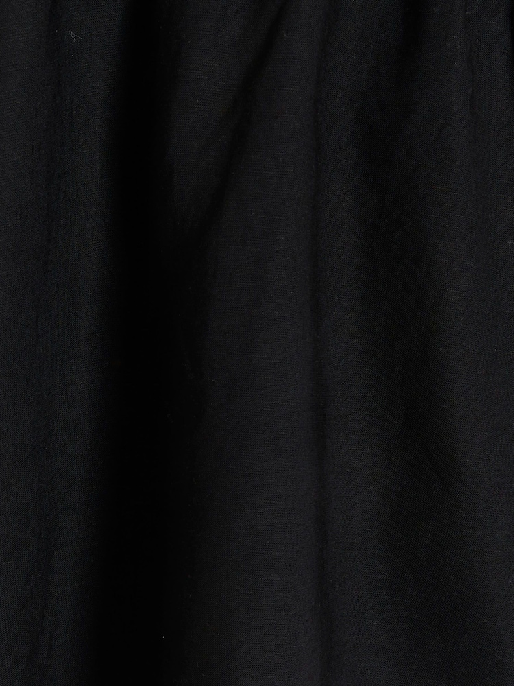 River Island Black One Shoulder Linen Top - Image 4 of 4 River Island Black One Shoulder Linen Top - Image 4 of 4