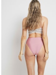 River Island Elastische Bikinihose mit hohem Bund - Bild 2 von 5