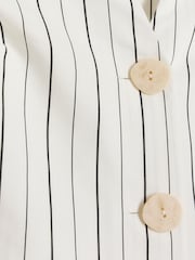 Creme - River Island Button Down Playsuit - Bild 6 von 6