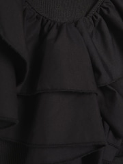 River Island Black Frill Wrap Bodies - Image 4 of 4