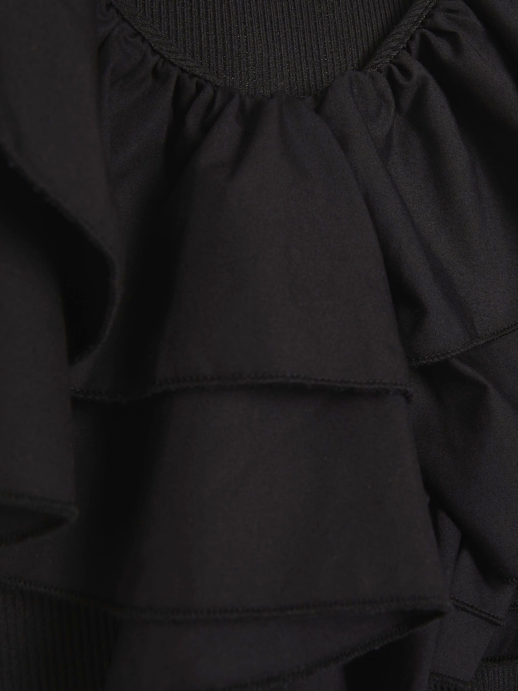 River Island Black Frill Wrap Bodies - Image 4 of 4 River Island Black Frill Wrap Bodies - Image 4 of 4