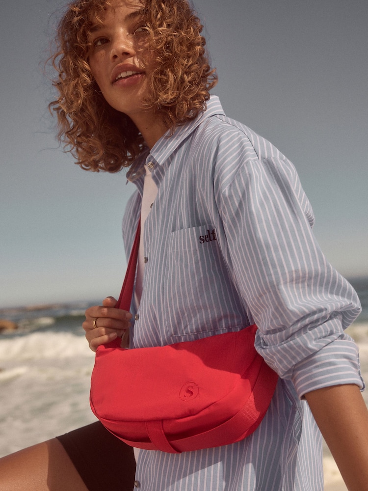 self. Red Sling Cross-Body Bag - Image 1 of 3