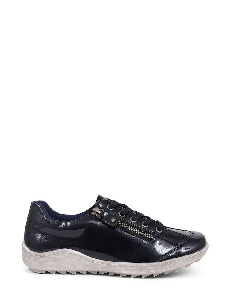 Pavers Blue Lace-Up Trainers - Image 1 of 5
