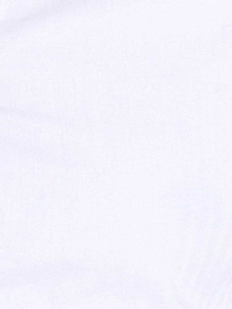 MOSS White Slim Self Stripe 100% Cotton Shirt - Image 4 of 4