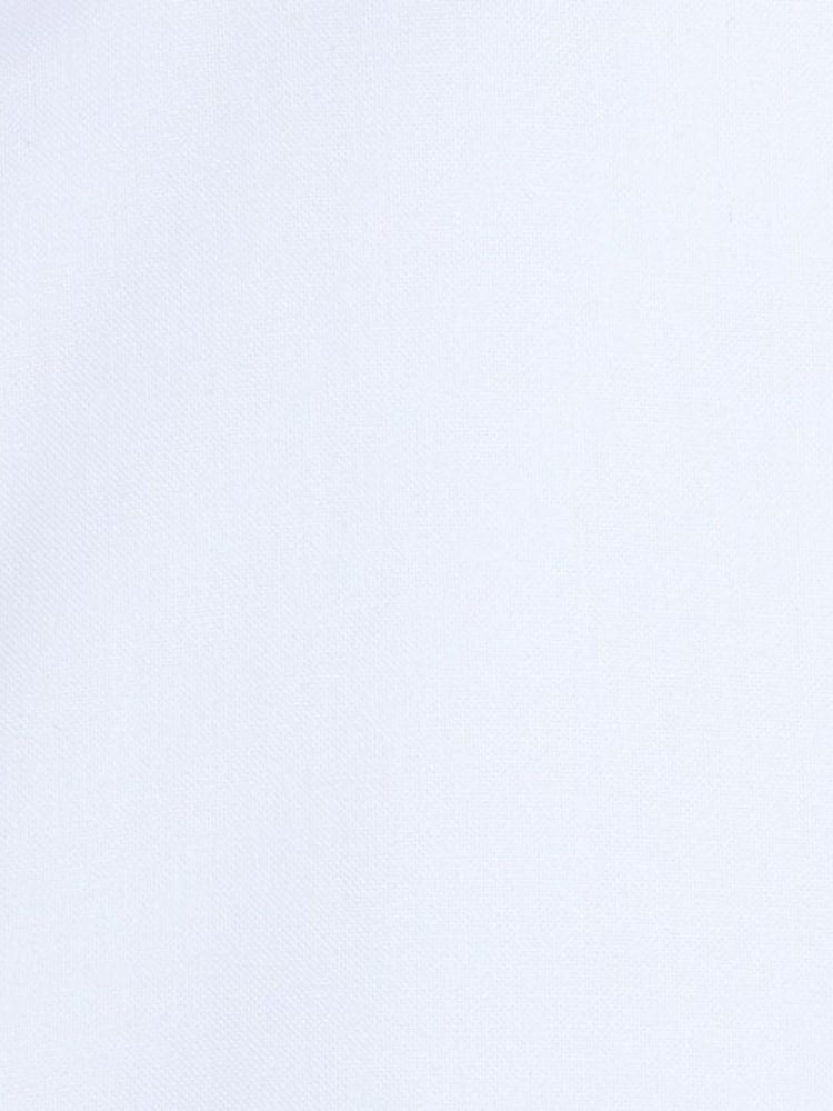 MOSS White Slim Fit Pinpoint Oxford Contrast Non Iron 100% Cotton Shirt - Image 4 of 4