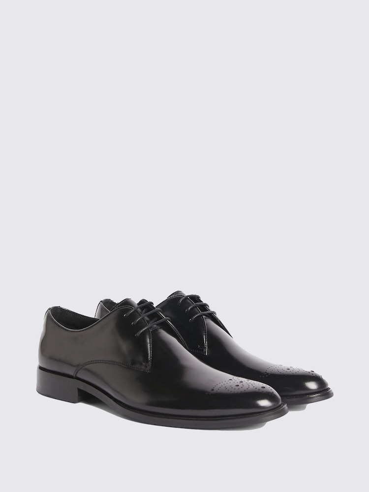 MOSS Black Romsey Brogues - Image 1 of 5