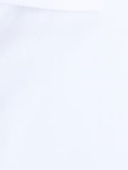 MOSS White Tailored Fit Pinpoint Oxford Contrast Non Iron 100% Cotton Shirt - Image 4 of 4
