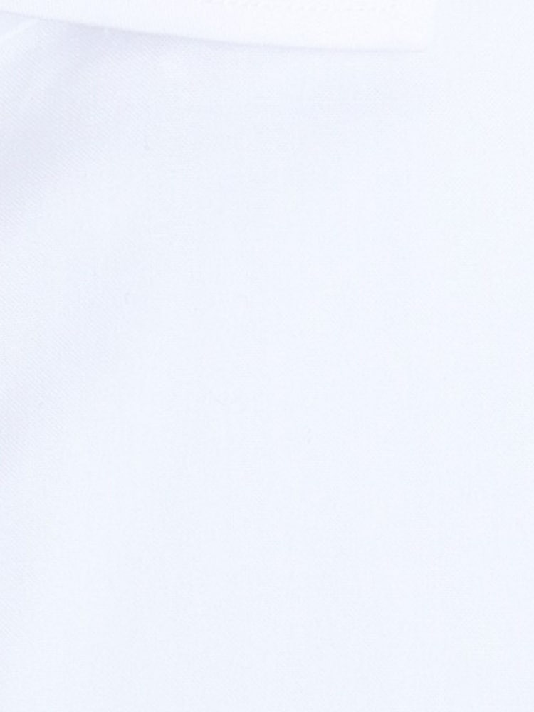 MOSS White Tailored Fit Pinpoint Oxford Contrast Non Iron 100% Cotton Shirt - Image 4 of 4