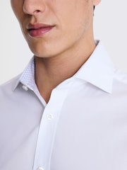 MOSS WHITE Tailored Stretch Shirt - Image 2 of 4