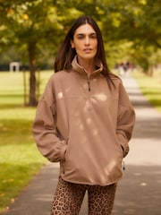 Light Pink Quarter Zip Fleece - Image 1 of 8