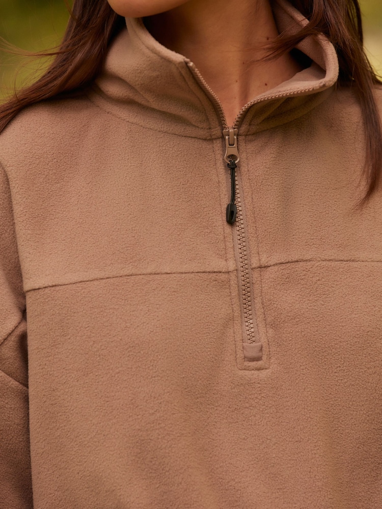 Light Pink Quarter Zip Fleece - Image 3 of 8