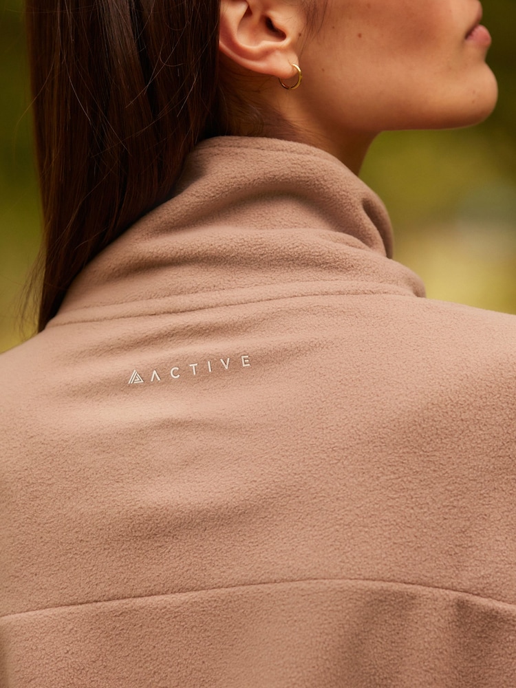 Light Pink Quarter Zip Fleece - Image 4 of 8