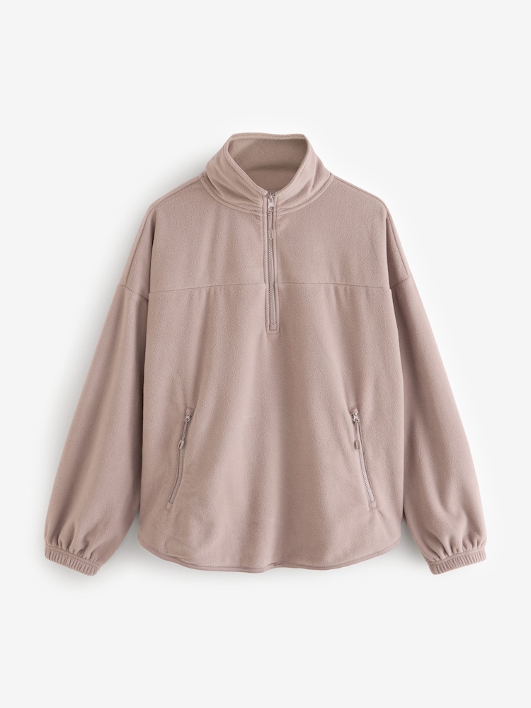 Light Pink Quarter Zip Fleece - Image 5 of 8