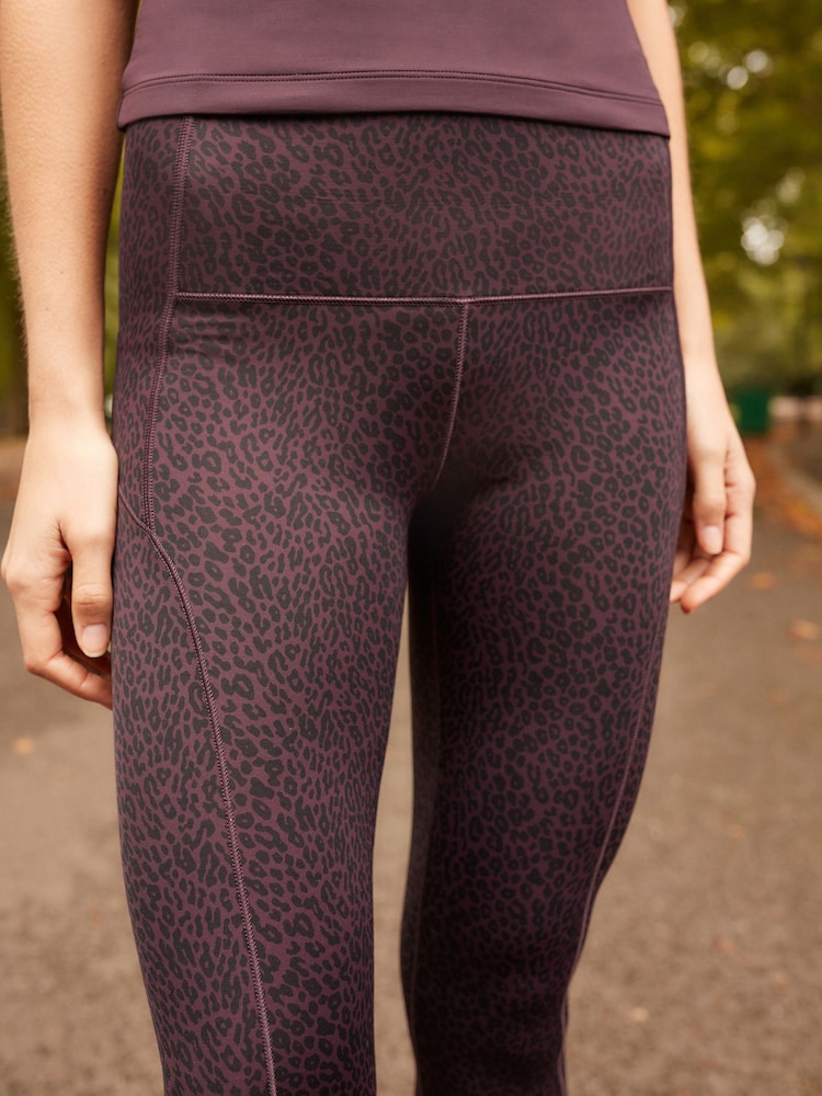 Motif animal violet - Ultimate Sports Leggings - Image 4 of 8