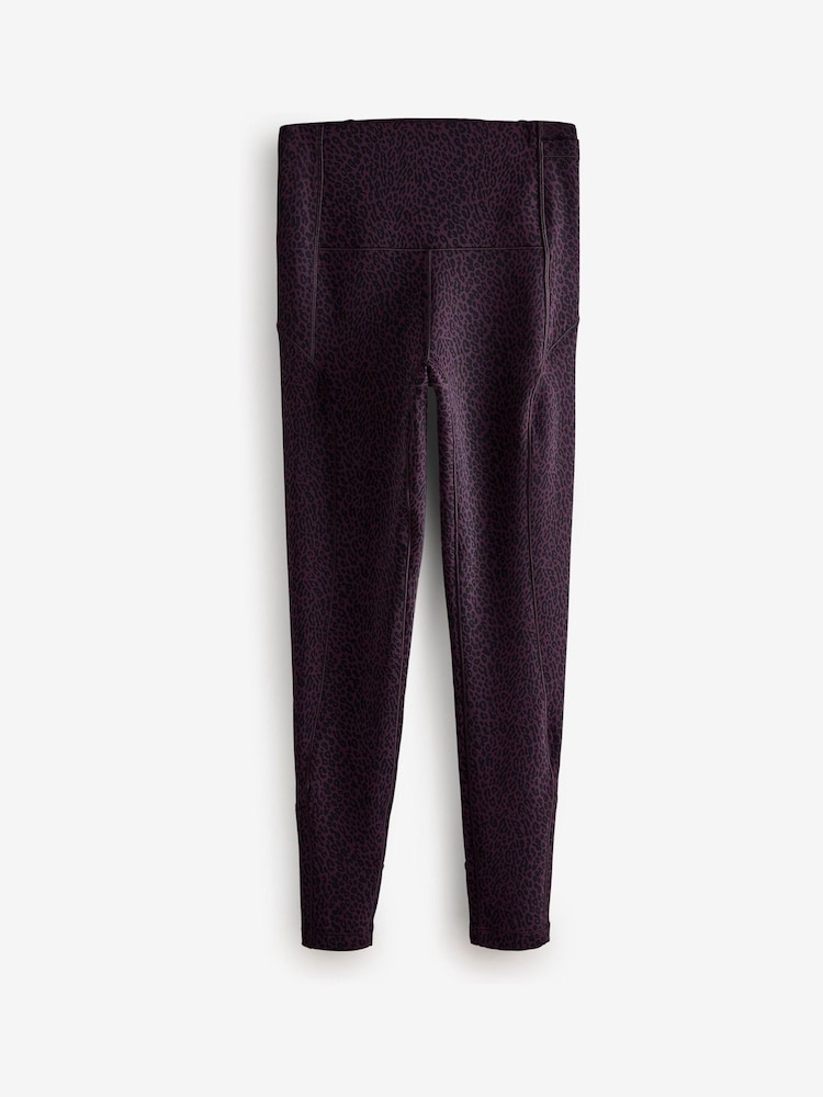 Motif animal violet - Ultimate Sports Leggings - Image 6 of 8