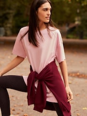 Pink Oversized 100% Cotton T-Shirt - Image 2 of 8