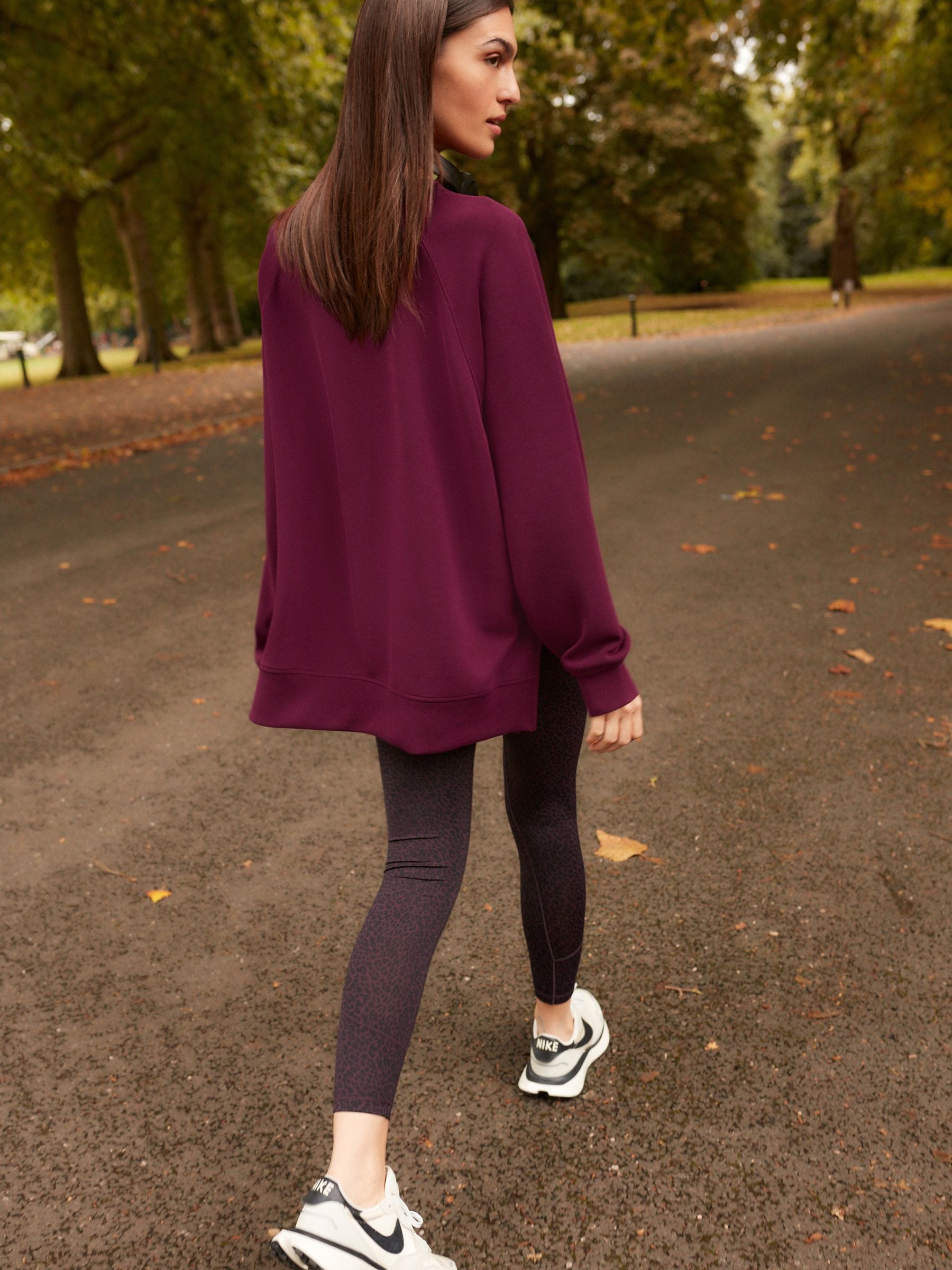 Buy Burgundy Supersoft Long Sweatshirt from Next USA Buy Burgundy Supersoft Long Sweatshirt from Next USA