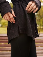Aubergine Purple Active Cowl Neck Sweat Top - Image 4 of 8